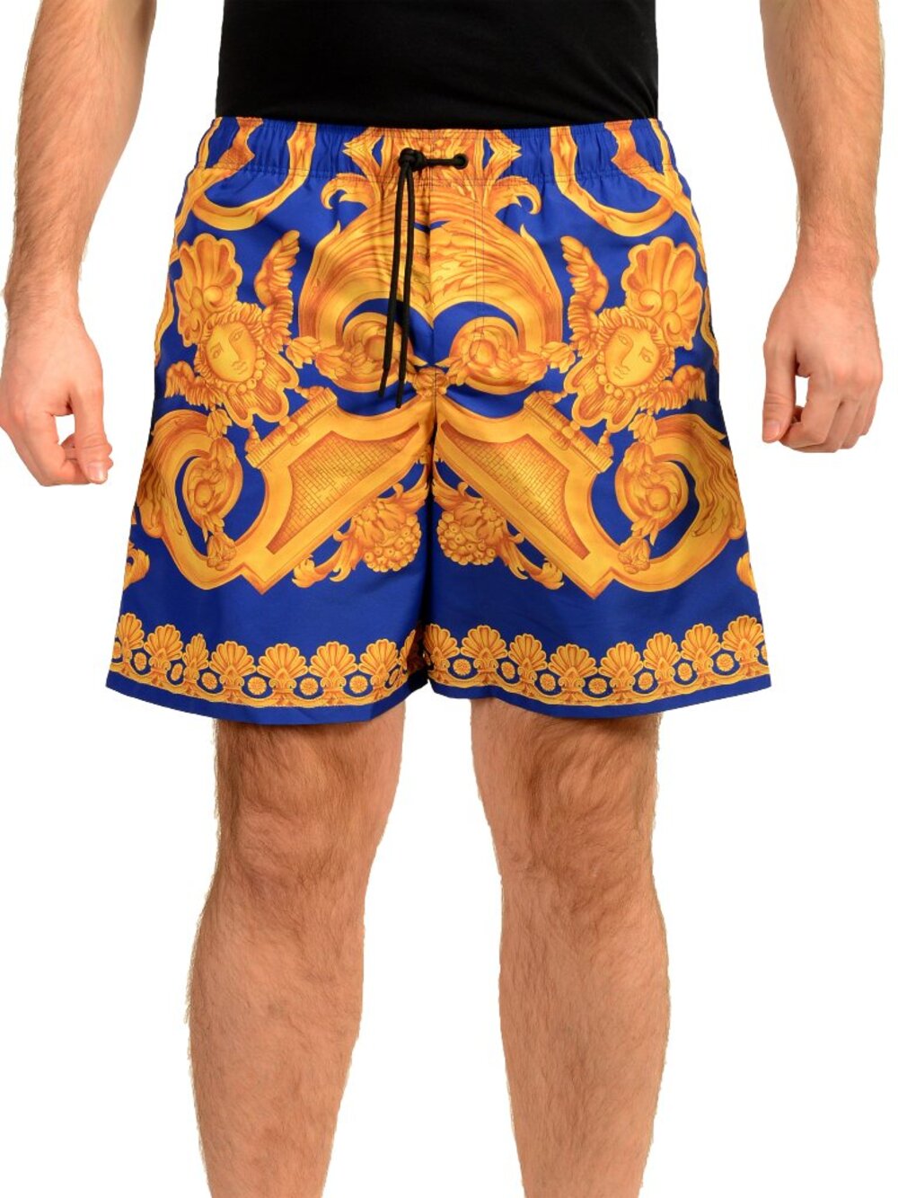 Versace Men's Barocco Print Swimwear Long Swim Shorts Versace sz 6 US L IT 52